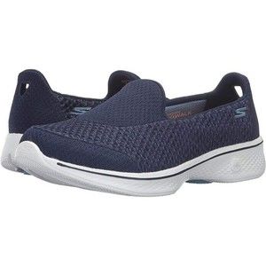 Skechers Women's Goga Max Go Walk 4 Kindle Slip On Walking Shoe Navy Size 10